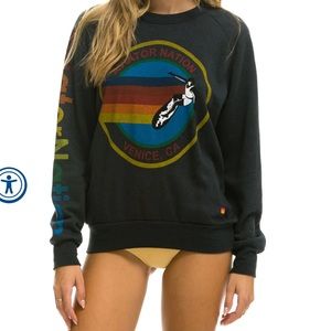 Aviator Nation Crewneck Charcoal